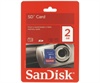 SanDisk SD Kort - 2GB